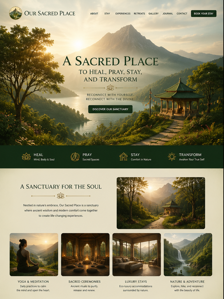 Sacred destination preview